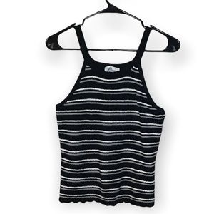 Cloud Chaser knit striped tank top